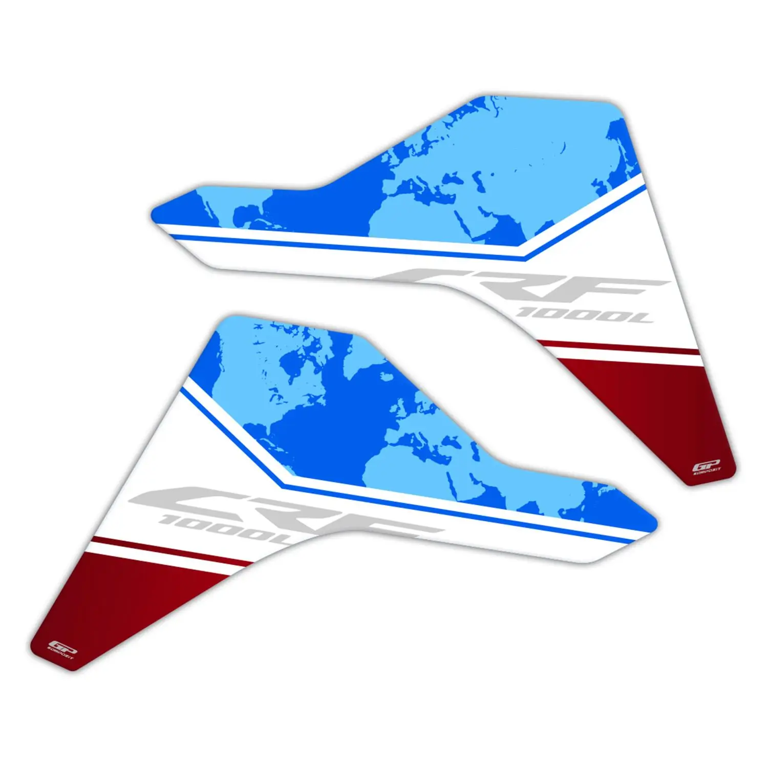 GP Kompozit Honda Africa Twin CRF1000L 2018-2019 Uyumlu Tank Pad Seti Tricolor GP Kompozit Honda Africa Twin CRF1000L 2018-2019 Uyumlu Tank Pad Seti Tricolor