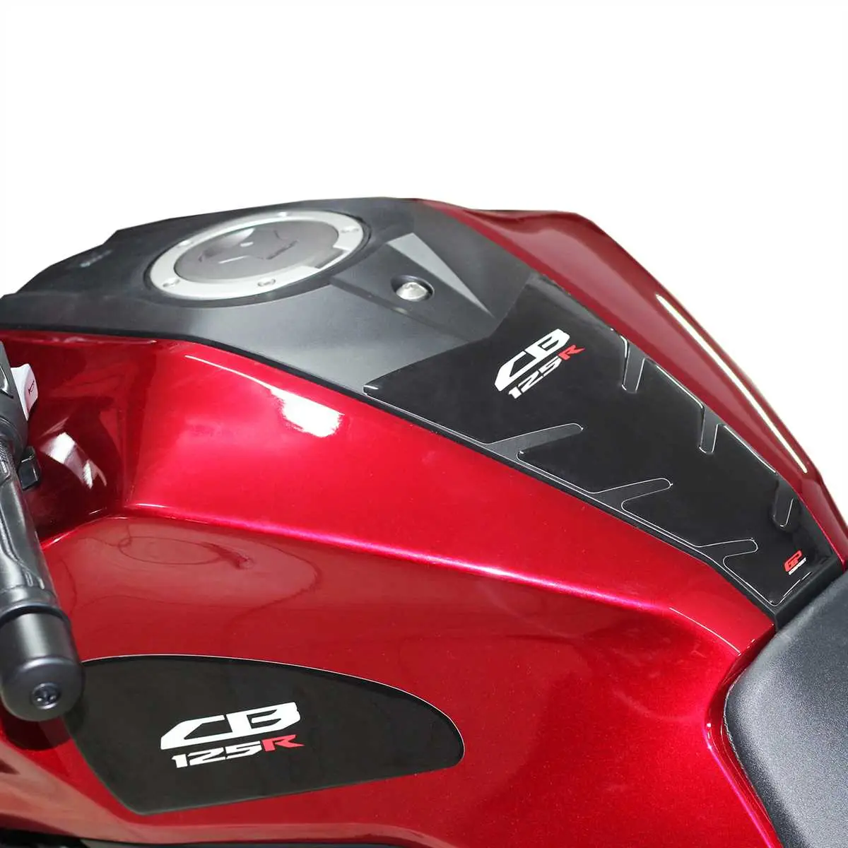 GP Kompozit Honda CB125R 2018-2019 Uyumlu Tank Pad Seti Siyah GP Kompozit Honda CB125R 2018-2019 Uyumlu Tank Pad Seti Siyah