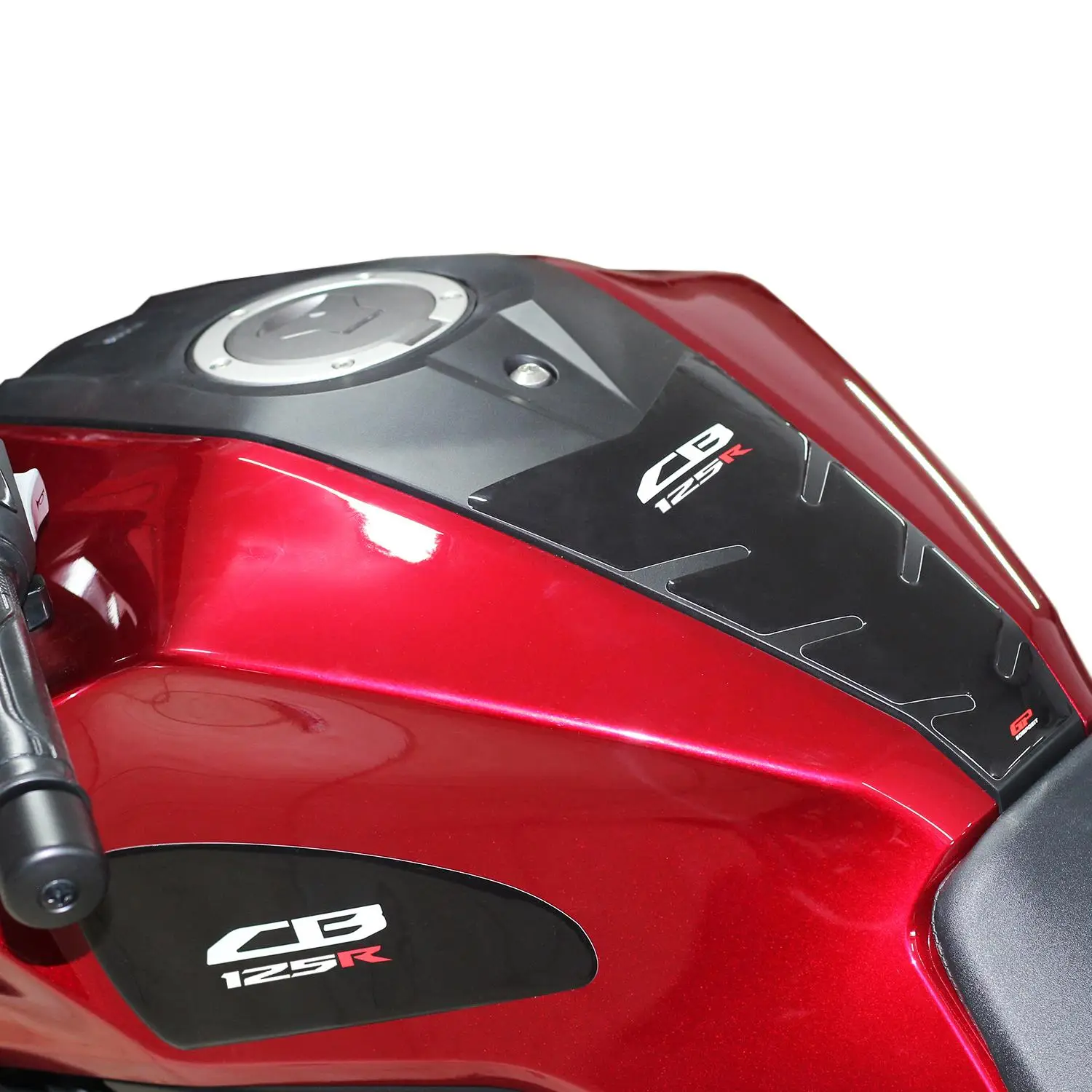 GP Kompozit Honda CB125R 2018-2019 Uyumlu Tank Pad Seti Siyah GP Kompozit Honda CB125R 2018-2019 Uyumlu Tank Pad Seti Siyah