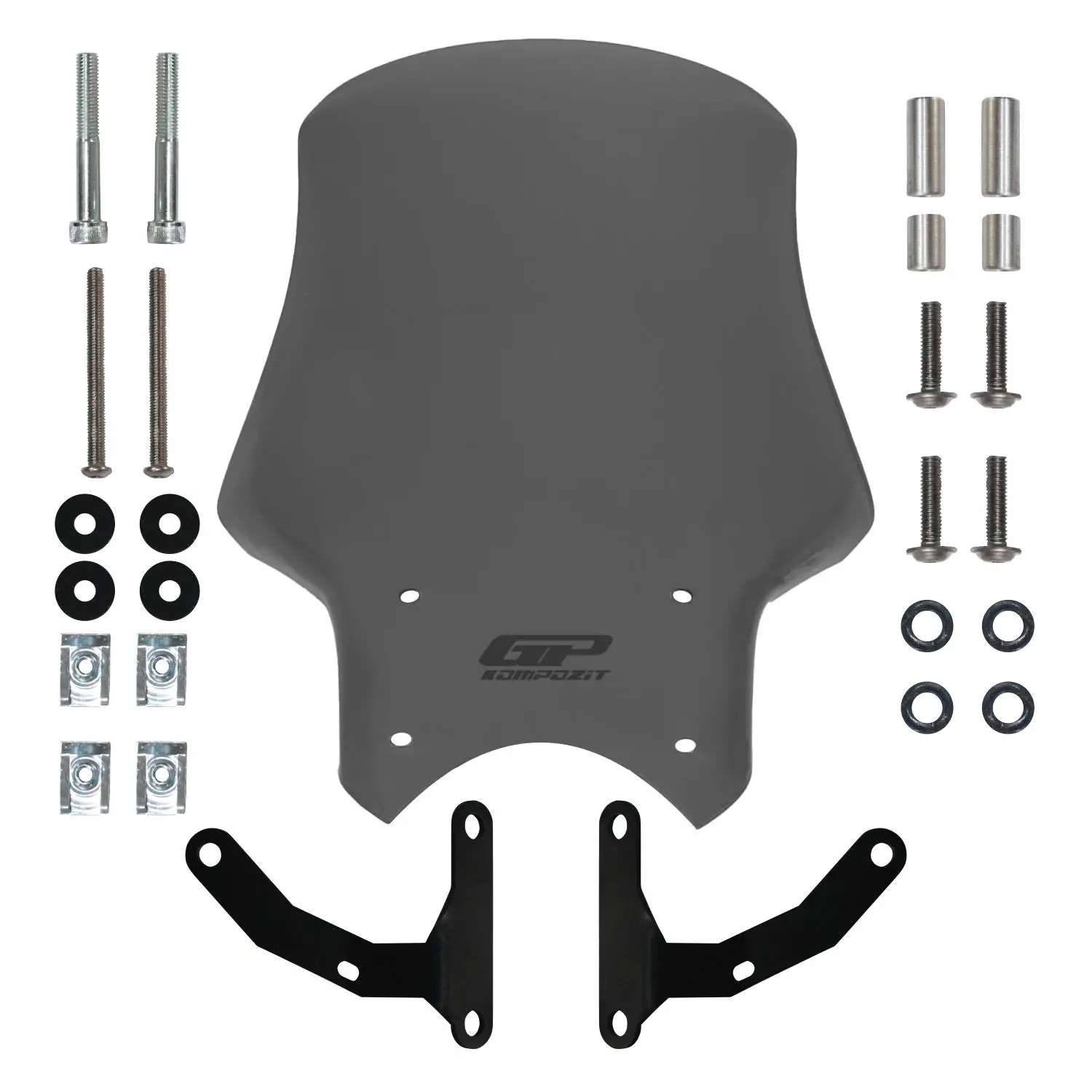 GP Kompozit Honda CB125R / CB250R 2018-2024 Uyumlu Tur Camı Füme GP Kompozit Honda CB125R / CB250R 2018-2024 Uyumlu Tur Camı Füme