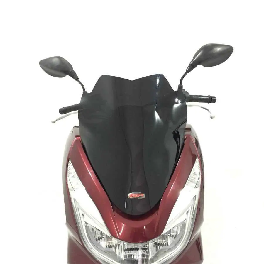GP Kompozit Honda PCX 125 / 150 2014-2017 Uyumlu Spor Ön Cam Siyah GP Kompozit Honda PCX 125 / 150 2014-2017 Uyumlu Spor Ön Cam Siyah