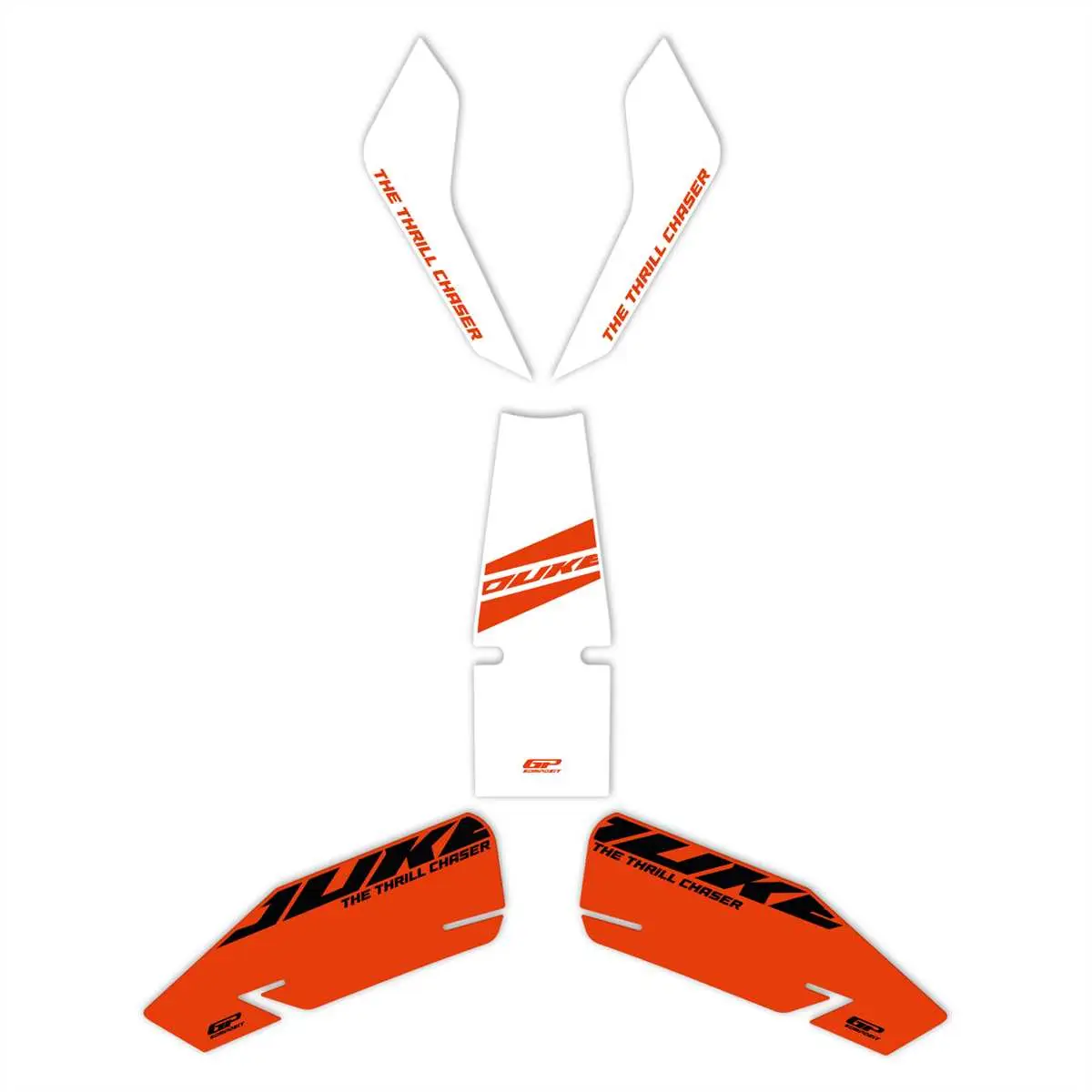 GP Kompozit KTM Duke 250 2024 Uyumlu Tank Pad Seti Beyaz GP Kompozit KTM Duke 250 2024 Uyumlu Tank Pad Seti Beyaz