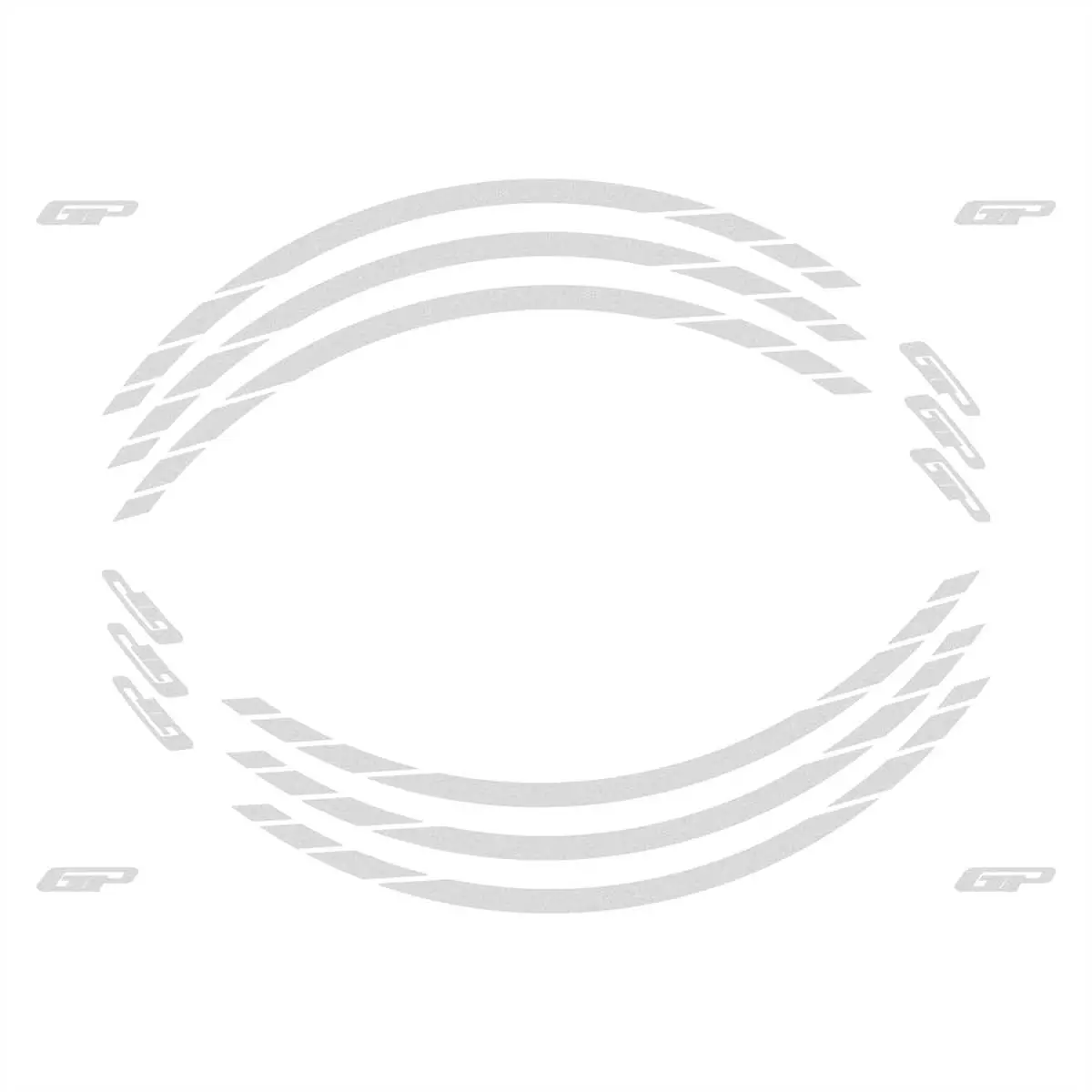 GP Kompozit Universal Tek Jant Şeridi Reflektif Gri GP Kompozit Universal Tek Jant Şeridi Reflektif Gri