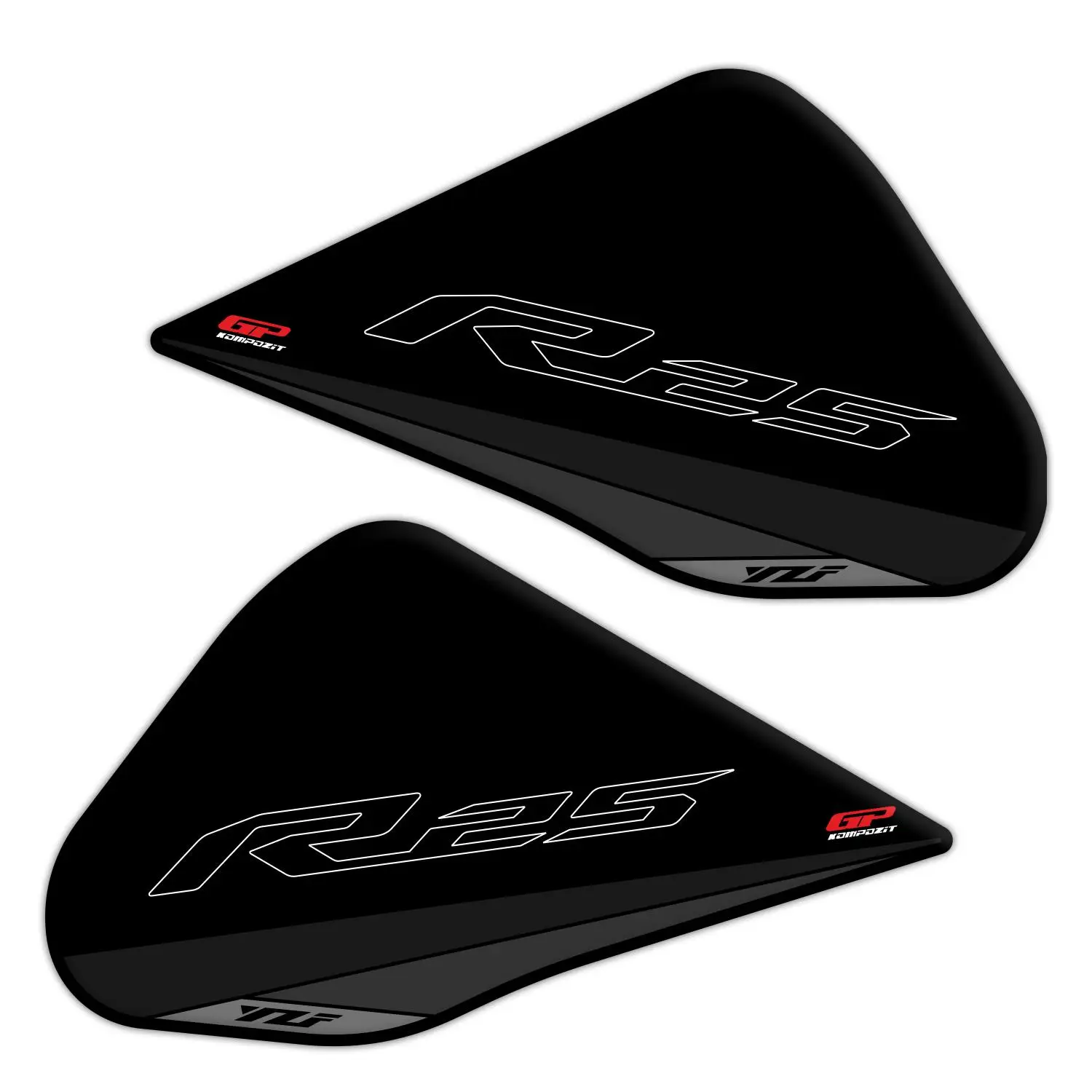 GP Kompozit Yamaha R25 2015-2018 Uyumlu Tank Pad Seti Siyah GP Kompozit Yamaha R25 2015-2018 Uyumlu Tank Pad Seti Siyah