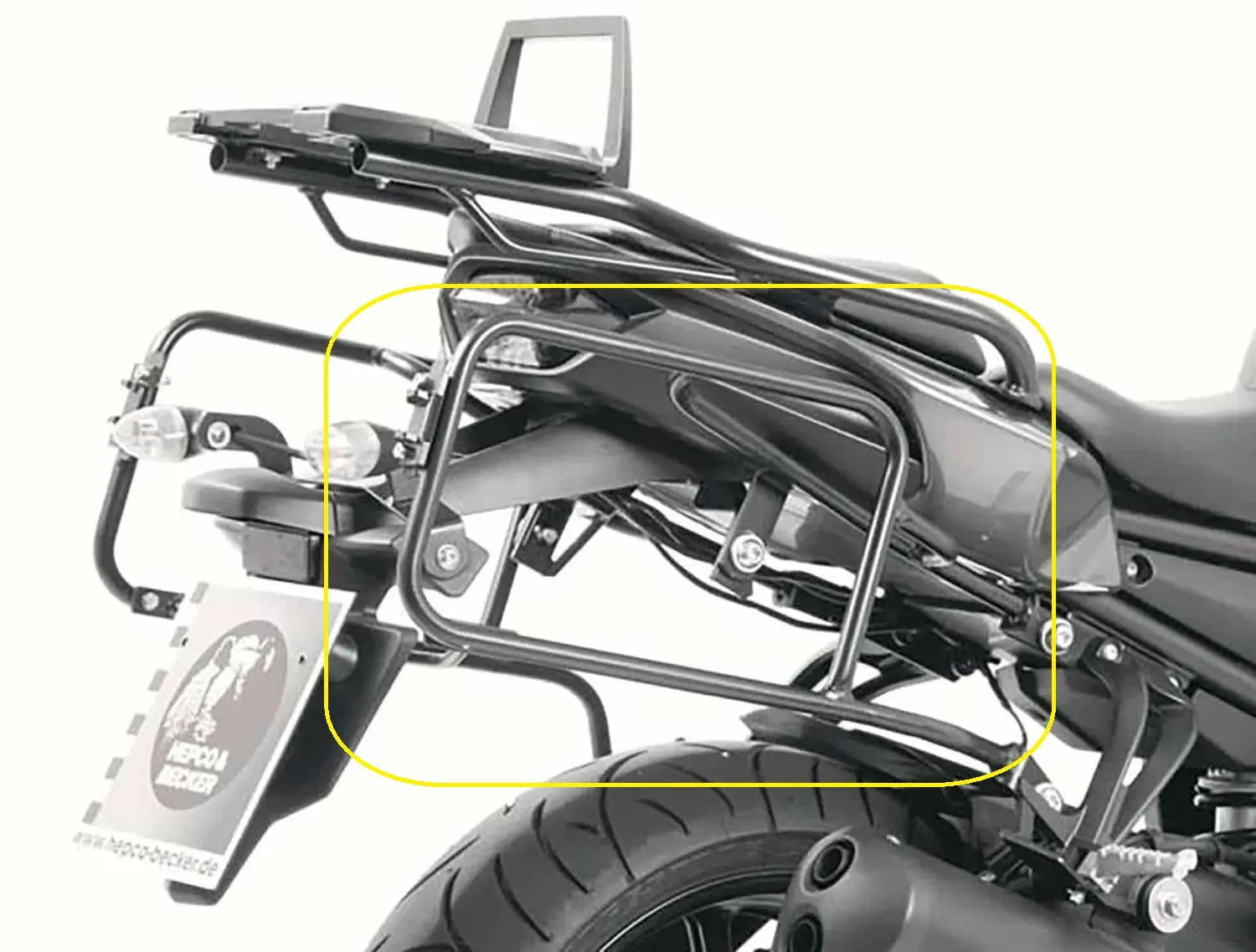 Hepco Becker Yamaha Fz8 Yan Çanta Demiri Hepco Becker Yamaha Fz8 Yan Çanta Demiri