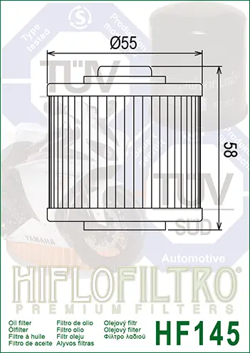 Hf145 Hıflo Yağ Filtresi 2004-2016 Yamaha Xt 660 X Yağ Filtresihf Hf145 Hıflo Yağ Filtresi 2004-2016 Yamaha Xt 660 X Yağ Filtresihf