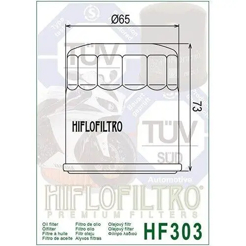 Hiflo Hf303 2006-2020 Kawasaki VN 900 Uyumlu Yağ Filtresi Hiflo Hf303 2006-2020 Kawasaki VN 900 Uyumlu Yağ Filtresi