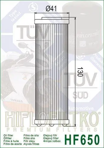 Hiflo Hf650 2015-2016 KTM 1050 Adventure Uyumlu Yağ Filtresi Hiflo Hf650 2015-2016 KTM 1050 Adventure Uyumlu Yağ Filtresi