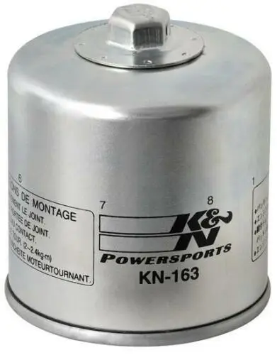 K&N KN-163 2001-2006 BMW R 1150 R Uyumlu Yağ Filtresi K&N KN-163 2001-2006 BMW R 1150 R Uyumlu Yağ Filtresi