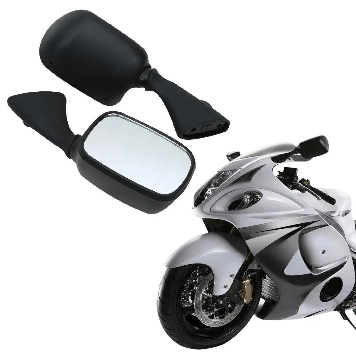 Karadeniz Motor 1999-2007 Suzuki GSX-R 1300 Hayabusa Uyumlu Ayna Takım Sağ Sol Ayna Set Karadeniz Motor 1999-2007 Suzuki GSX-R 1300 Hayabusa Uyumlu Ayna Takım Sağ Sol Ayna Set