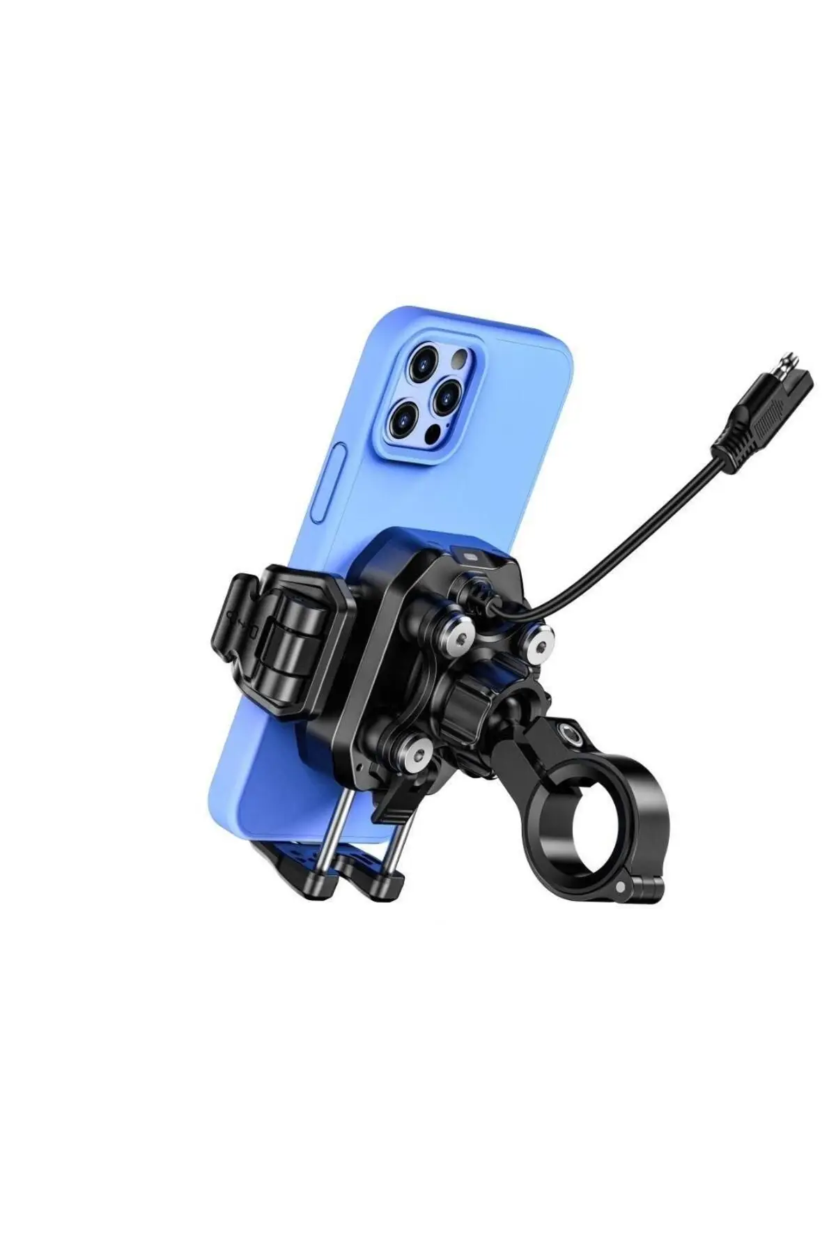Nukrotech M33 PLUS Titreşim Modüllü Motosiklet Telefon Tutucu (Kablosuz ve TYPE-C Şarjlı ) Nukrotech M33 PLUS Titreşim Modüllü Motosiklet Telefon Tutucu (Kablosuz ve TYPE-C Şarjlı )
