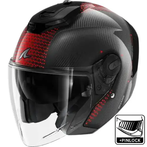 Shark Rs Jet Carbon Ikonik Açık Kask Shark Rs Jet Carbon Ikonik Açık Kask