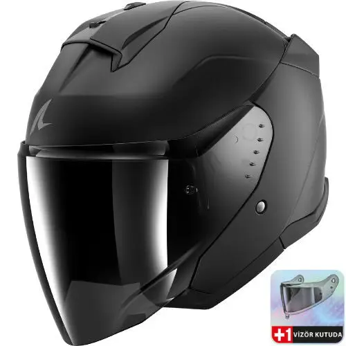 Shark Skwal İ3 Jet Dark Shadow Mat Açık Kask Shark Skwal İ3 Jet Dark Shadow Mat Açık Kask