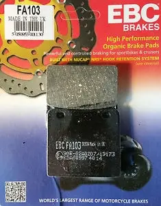 Suzuki Vl 1400 Intruder Arka Fren Balatası Ebc Fa103 Bala Suzuki Vl 1400 Intruder Arka Fren Balatası Ebc Fa103 Bala