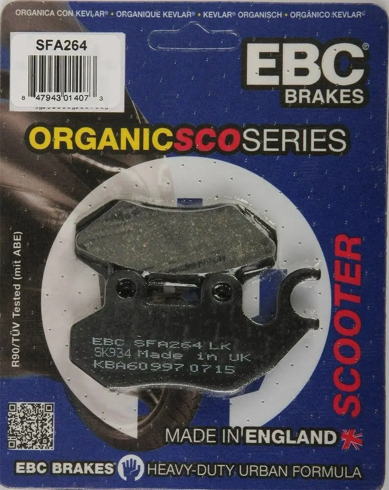 Sym Allo 125 Ön Fren Balatası Ebc Sfa264 Balata Sym Allo 125 Ön Fren Balatası Ebc Sfa264 Balata