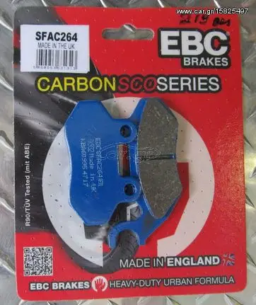 Sym Hd Evo 200 Ön Fren Balatası Ebc Sfac264 Karbon Balata Sym Hd Evo 200 Ön Fren Balatası Ebc Sfac264 Karbon Balata