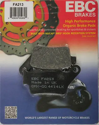 Triumph Daytona 675 R Arka Fren Balatası Ebc Fa213 Balata Triumph Daytona 675 R Arka Fren Balatası Ebc Fa213 Balata
