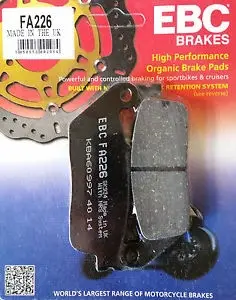 Triumph Tiger 800 Xrx Ön Fren Balatası Ebc Fa226 Balata Triumph Tiger 800 Xrx Ön Fren Balatası Ebc Fa226 Balata