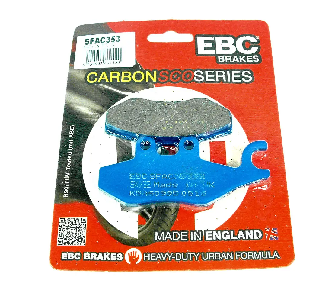 Vespa 946 125 I.E. Ön Fren Balatası Ebc Sfac353 Karbon Balata Vespa 946 125 I.E. Ön Fren Balatası Ebc Sfac353 Karbon Balata