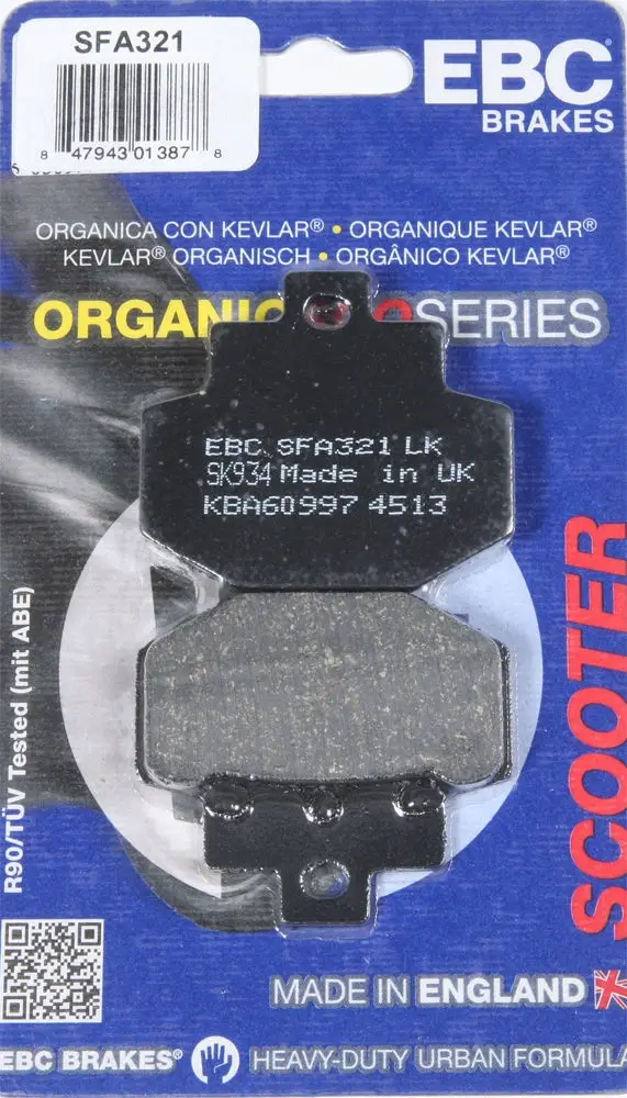 Vespa Gt 200 Arka Fren Balatası Ebc Sfa321 Balata Vespa Gt 200 Arka Fren Balatası Ebc Sfa321 Balata
