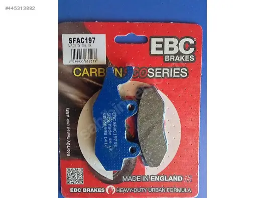 Yamaha Crypton Ön Fren Balatası Ebc Sfac197 Karbon Balata Yamaha Crypton Ön Fren Balatası Ebc Sfac197 Karbon Balata