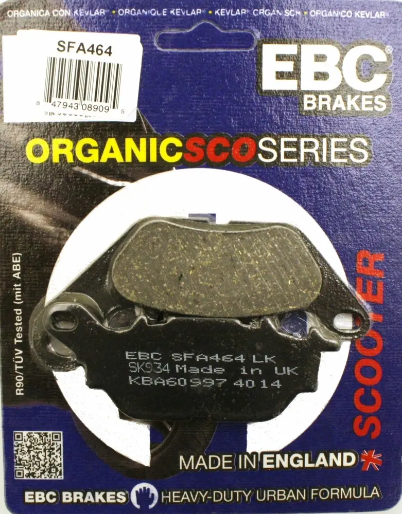 Yamaha D`Elight Ön Fren Balatası Ebc Sfa464 Balata Yamaha D`Elight Ön Fren Balatası Ebc Sfa464 Balata