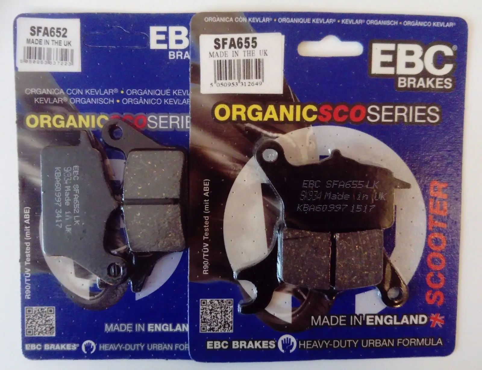 Yamaha Tricity 125 Ön Fren Balatası Takım Ebc Sfa652-Sfa655 Yamaha Tricity 125 Ön Fren Balatası Takım Ebc Sfa652-Sfa655