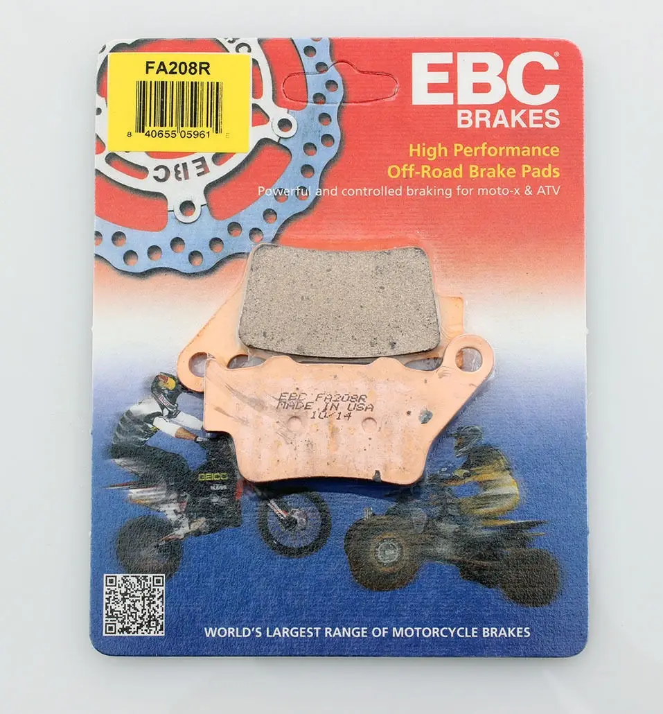 Yamaha Tt 600 E Arka Fren Balatası Ebc Fa208R Sinterli Balata Yamaha Tt 600 E Arka Fren Balatası Ebc Fa208R Sinterli Balata