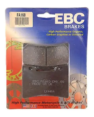Yamaha Vmax Ön Fren Balatası Ebc Fa160 Balatası Yamaha Vmax Ön Fren Balatası Ebc Fa160 Balatası