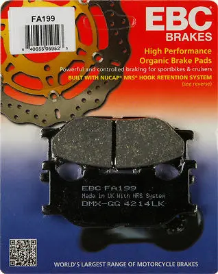 Yamaha Xj 6 Diversion F Ön Fren Balatası Ebc Fa199 Balata Yamaha Xj 6 Diversion F Ön Fren Balatası Ebc Fa199 Balata