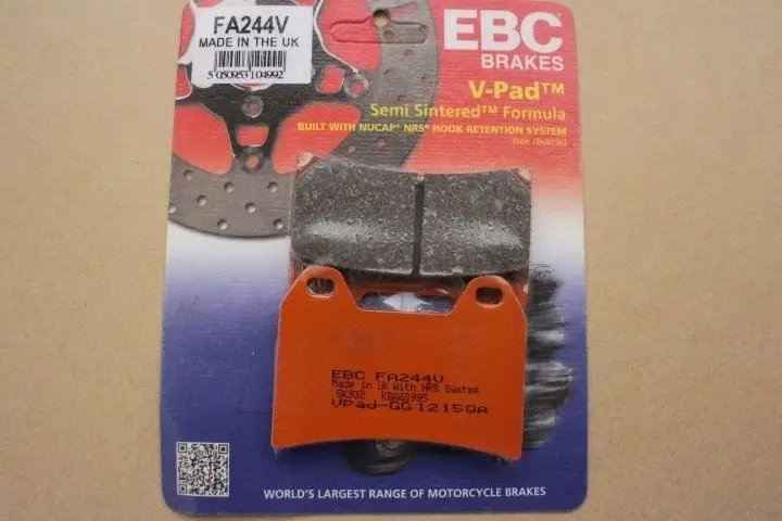 Yamaha Xt 660 X Ön Fren Balatası Ebc Fa244V Yarı Sinterli Balata Yamaha Xt 660 X Ön Fren Balatası Ebc Fa244V Yarı Sinterli Balata