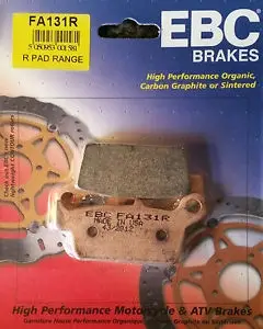 Yamaha Yz 400 F Arka Fren Balatası Ebc Fa131R Sinterli Balata Yamaha Yz 400 F Arka Fren Balatası Ebc Fa131R Sinterli Balata