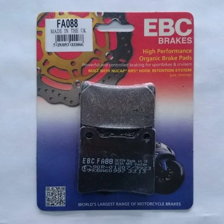 Yamaha Yzf 1000 Thunderace Arka Fren Balatası Ebc Fa088 B Yamaha Yzf 1000 Thunderace Arka Fren Balatası Ebc Fa088 B