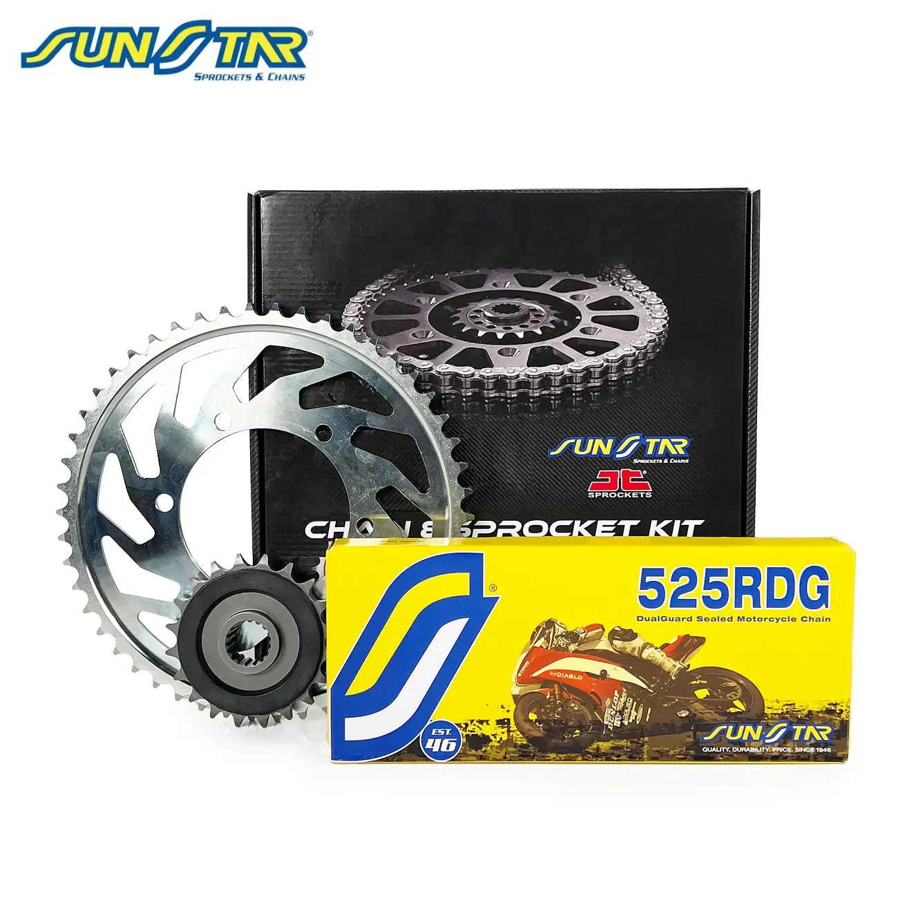 ZİNCİR DİŞLİ SETİ APRILIA TUONO R (4 LÜ KALİPER) (1000 cc) (2002-2005) / APRILIA / TUONO R (4 LÜ KALİPER) / 1000cc / ZİNCİR: SUNSTAR 525RDG (Çelik)-108 / ÖN DİŞLİ: JT (17T) / ARKA DİŞLİ: SUNSTAR (42T) / 2002-2003-2004-2005 ZİNCİR DİŞLİ SETİ APRILIA TUONO R (4 LÜ KALİPER) (1000 cc) (2002-2005) / APRILIA / TUONO R (4 LÜ KALİPER) / 1000cc / ZİNCİR: SUNSTAR 525RDG (Çelik)-108 / ÖN DİŞLİ: JT (17T) / ARKA DİŞLİ: SUNSTAR (42T) / 2002-2003-2004-2005
