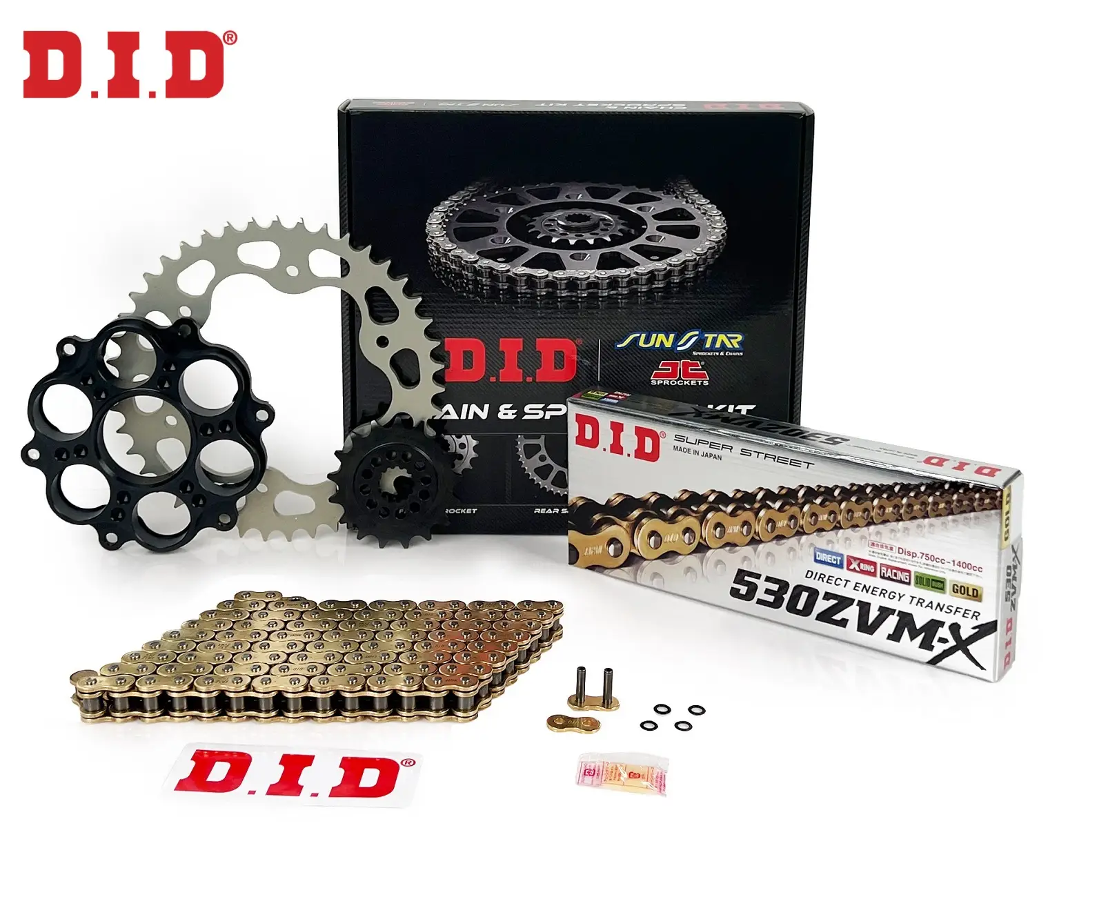 ZİNCİR DİŞLİ SETİ DUCATI MULTISTRADA PIKES PEAK (1260 cc) (2018-2021) / DUCATI / MULTISTRADA PIKES PEAK / 1260cc / ZİNCİR: DID-530ZVM-X (Gold)-114 / ÖN-ARKA DİŞLİ: SUNSTAR (15T-40T) / 2018-2019-2020-2021-2022 ZİNCİR DİŞLİ SETİ DUCATI MULTISTRADA PIKES PEAK (1260 cc) (2018-2021) / DUCATI / MULTISTRADA PIKES PEAK / 1260cc / ZİNCİR: DID-530ZVM-X (Gold)-114 / ÖN-ARKA DİŞLİ: SUNSTAR (15T-40T) / 2018-2019-2020-2021-2022