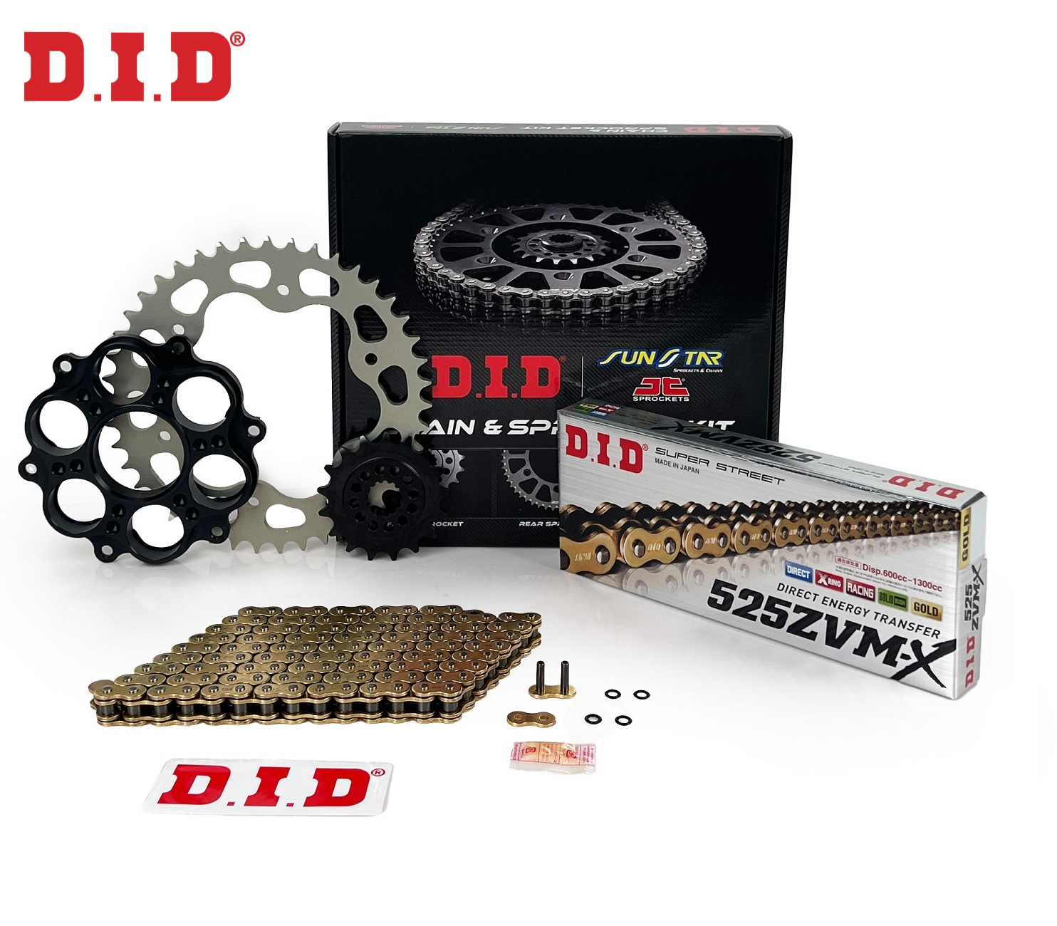 ZİNCİR DİŞLİ SETİ DUCATI STREETFIGHTER (848 cc) (2012-2015) / DUCATI / STREETFIGHTER / 848cc / ZİNCİR: DID-525ZVM-X (Gold)-104 / ÖN-ARKA DİŞLİ: SUNSTAR (15T-42T) / 2012-2013-2014-2015 ZİNCİR DİŞLİ SETİ DUCATI STREETFIGHTER (848 cc) (2012-2015) / DUCATI / STREETFIGHTER / 848cc / ZİNCİR: DID-525ZVM-X (Gold)-104 / ÖN-ARKA DİŞLİ: SUNSTAR (15T-42T) / 2012-2013-2014-2015
