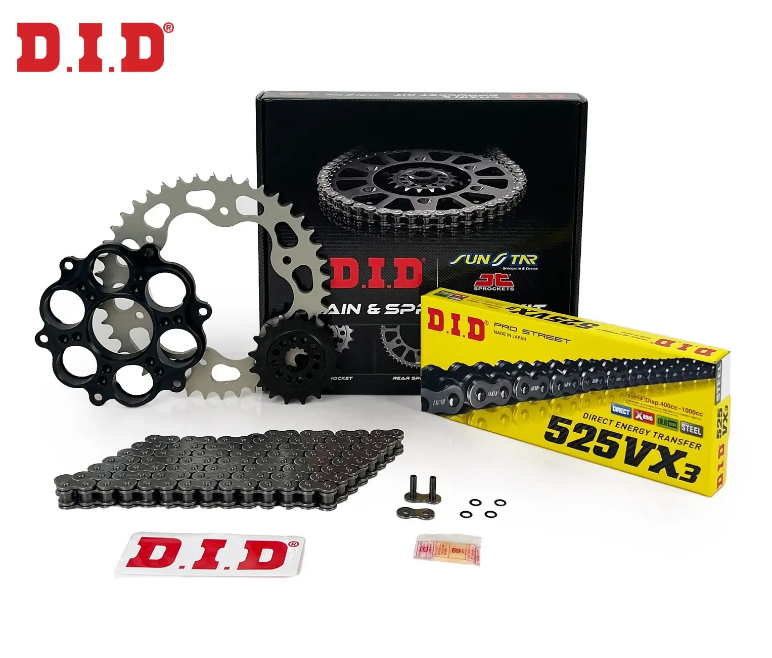 ZİNCİR DİŞLİ SETİ DUCATI STREETFİGHTER V4 / S (1100 cc) (2020-2022) / DUCATI / STREETFIGHTER V4 / S / 1100cc / ZİNCİR: DID-525VX3 (Çelik)-116 / ÖN DİŞLİ: JT (15T) / ARKA DİŞLİ: SUNSTAR (42T) / 2020-2021-2022 ZİNCİR DİŞLİ SETİ DUCATI STREETFİGHTER V4 / S (1100 cc) (2020-2022) / DUCATI / STREETFIGHTER V4 / S / 1100cc / ZİNCİR: DID-525VX3 (Çelik)-116 / ÖN DİŞLİ: JT (15T) / ARKA DİŞLİ: SUNSTAR (42T) / 2020-2021-2022