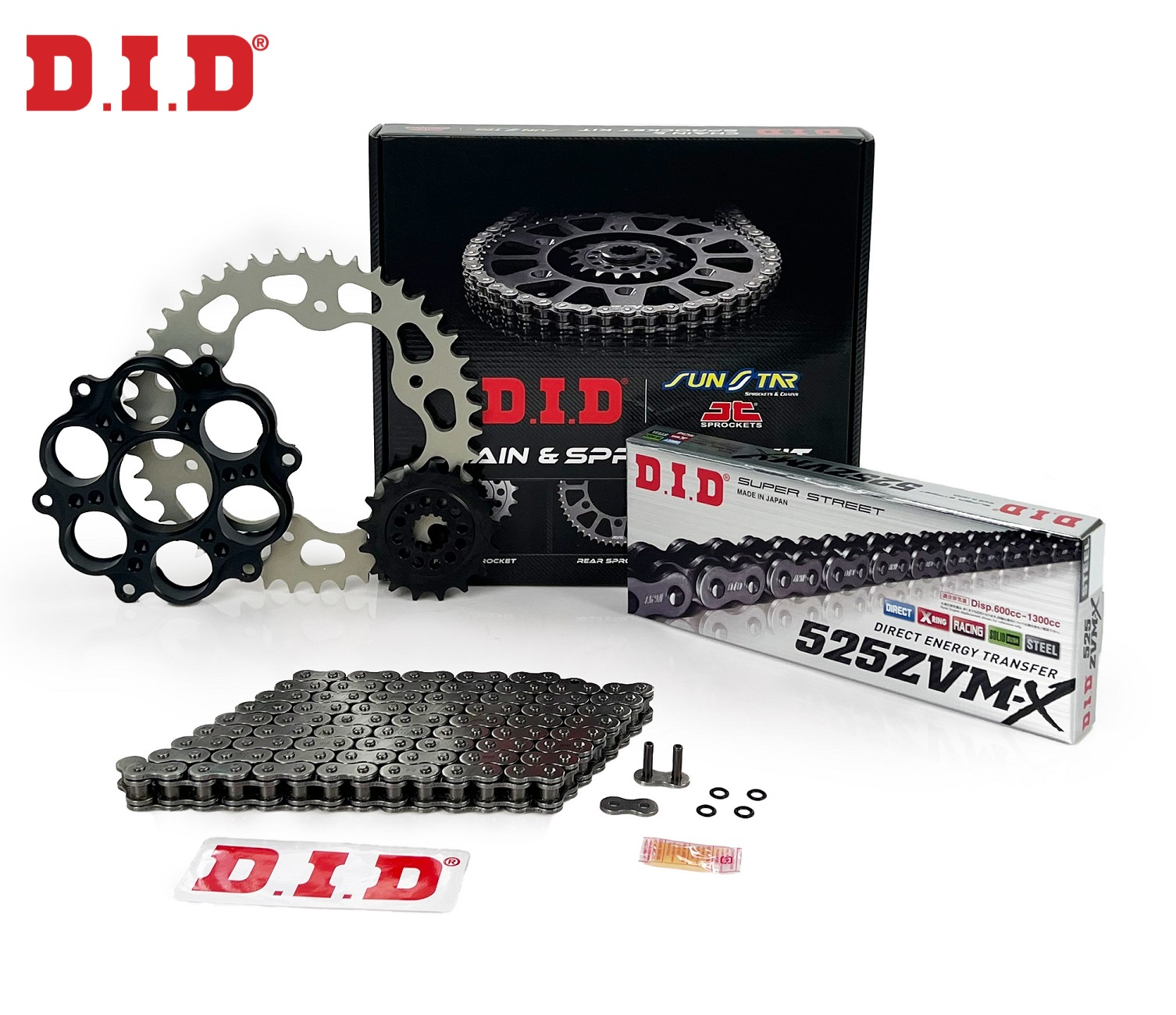 ZİNCİR DİŞLİ SETİ DUCATI STREETFİGHTER V4 / S (1100 cc) (2020-2022) / DUCATI / STREETFIGHTER V4 / S / 1100cc / ZİNCİR: DID-525ZVM-X (Çelik)-116 / ÖN-ARKA DİŞLİ: SUNSTAR (15T-42T) / 2020-2021-2022 ZİNCİR DİŞLİ SETİ DUCATI STREETFİGHTER V4 / S (1100 cc) (2020-2022) / DUCATI / STREETFIGHTER V4 / S / 1100cc / ZİNCİR: DID-525ZVM-X (Çelik)-116 / ÖN-ARKA DİŞLİ: SUNSTAR (15T-42T) / 2020-2021-2022