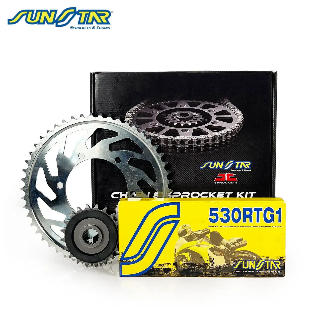ZİNCİR DİŞLİ SETİ HONDA CBR 1000RR SP (1000 cc) (2014-2016) / HONDA / CBR 1000RR SP / 1000cc / ZİNCİR: SUNSTAR 530RTG1 (Gold)-116 / ÖN-ARKA DİŞLİ: JT (16T-42T) / 2014-2015-2016 ZİNCİR DİŞLİ SETİ HONDA CBR 1000RR SP (1000 cc) (2014-2016) / HONDA / CBR 1000RR SP / 1000cc / ZİNCİR: SUNSTAR 530RTG1 (Gold)-116 / ÖN-ARKA DİŞLİ: JT (16T-42T) / 2014-2015-2016