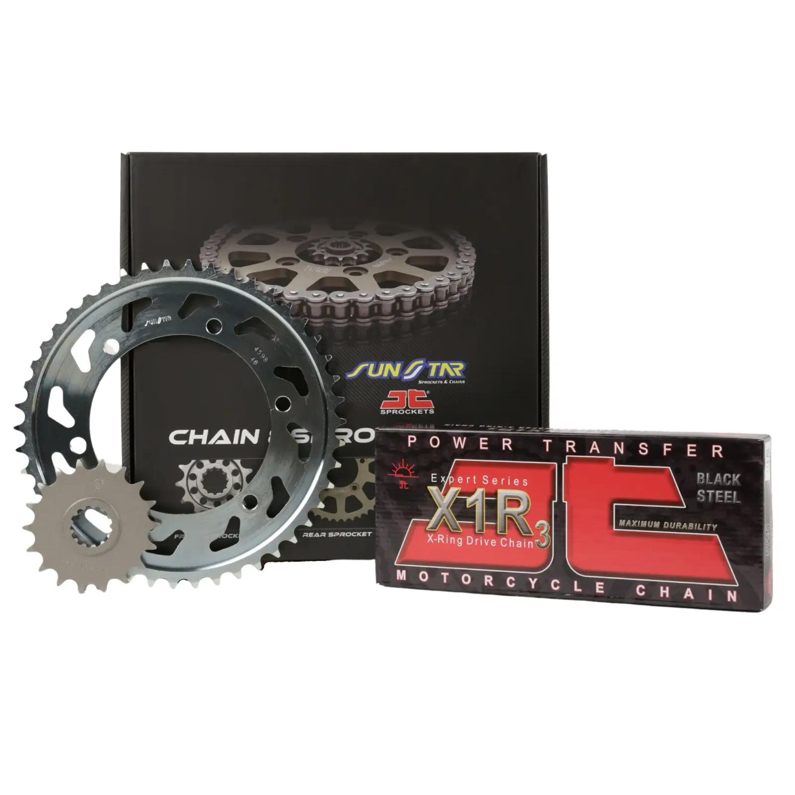 ZİNCİR DİŞLİ SETİ HONDA CRF 250 R (250 cc) (2022-2022) / HONDA / CRF 250 R / 250cc / ZİNCİR: JT-520X1R3 (Çelik)-120 / ÖN-ARKA DİŞLİ: SUNSTAR (13T-50T) / 2022 ZİNCİR DİŞLİ SETİ HONDA CRF 250 R (250 cc) (2022-2022) / HONDA / CRF 250 R / 250cc / ZİNCİR: JT-520X1R3 (Çelik)-120 / ÖN-ARKA DİŞLİ: SUNSTAR (13T-50T) / 2022