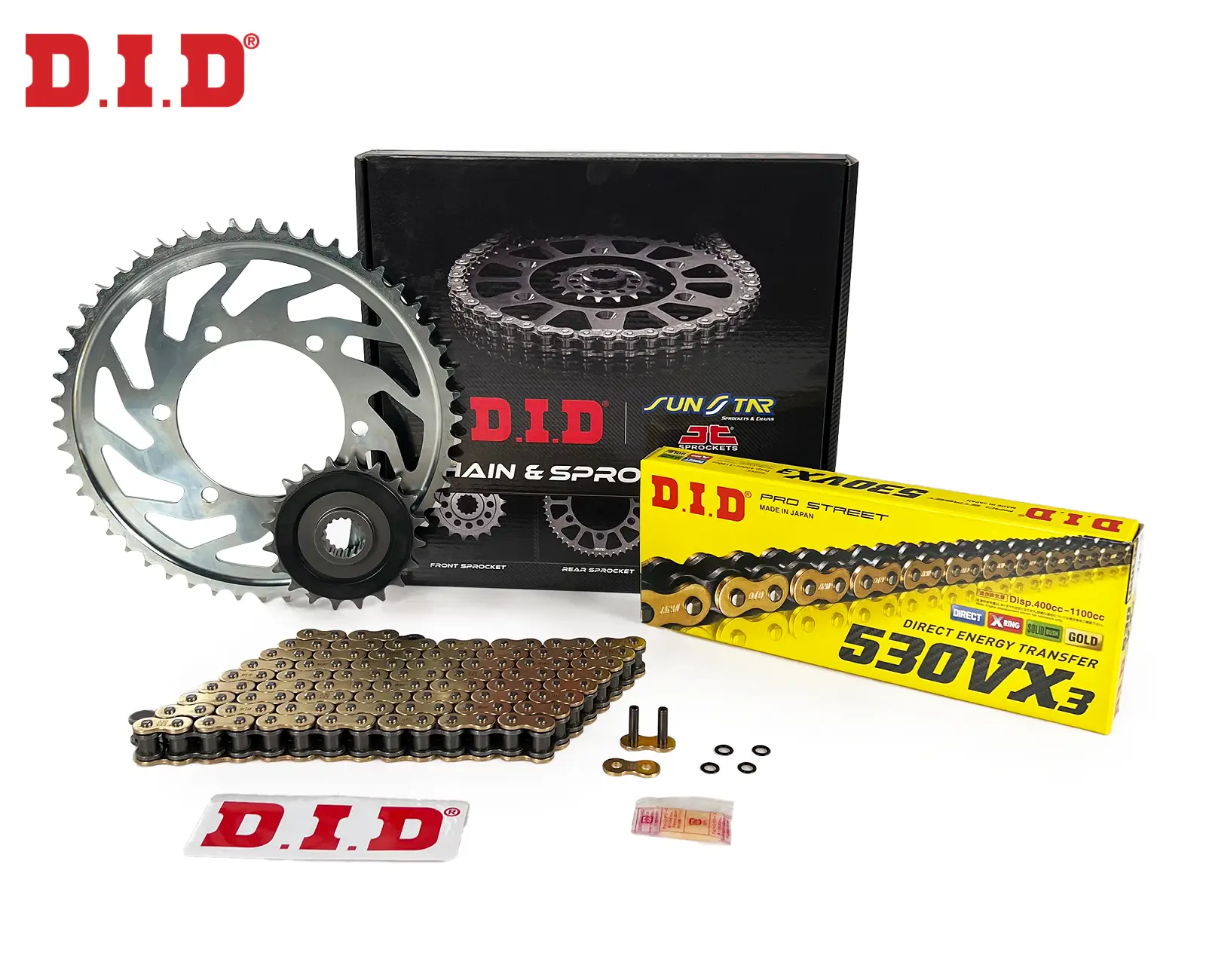 ZİNCİR DİŞLİ SETİ HONDA CROSSRUNNER (800 cc) (2011-2014) / HONDA / CROSSRUNNER / 800cc / ZİNCİR: DID-530VX3 (Gold)-116 / ÖN DİŞLİ: JT (16T) / ARKA DİŞLİ: SUNSTAR (43T) / 2011-2012-2013-2014 ZİNCİR DİŞLİ SETİ HONDA CROSSRUNNER (800 cc) (2011-2014) / HONDA / CROSSRUNNER / 800cc / ZİNCİR: DID-530VX3 (Gold)-116 / ÖN DİŞLİ: JT (16T) / ARKA DİŞLİ: SUNSTAR (43T) / 2011-2012-2013-2014