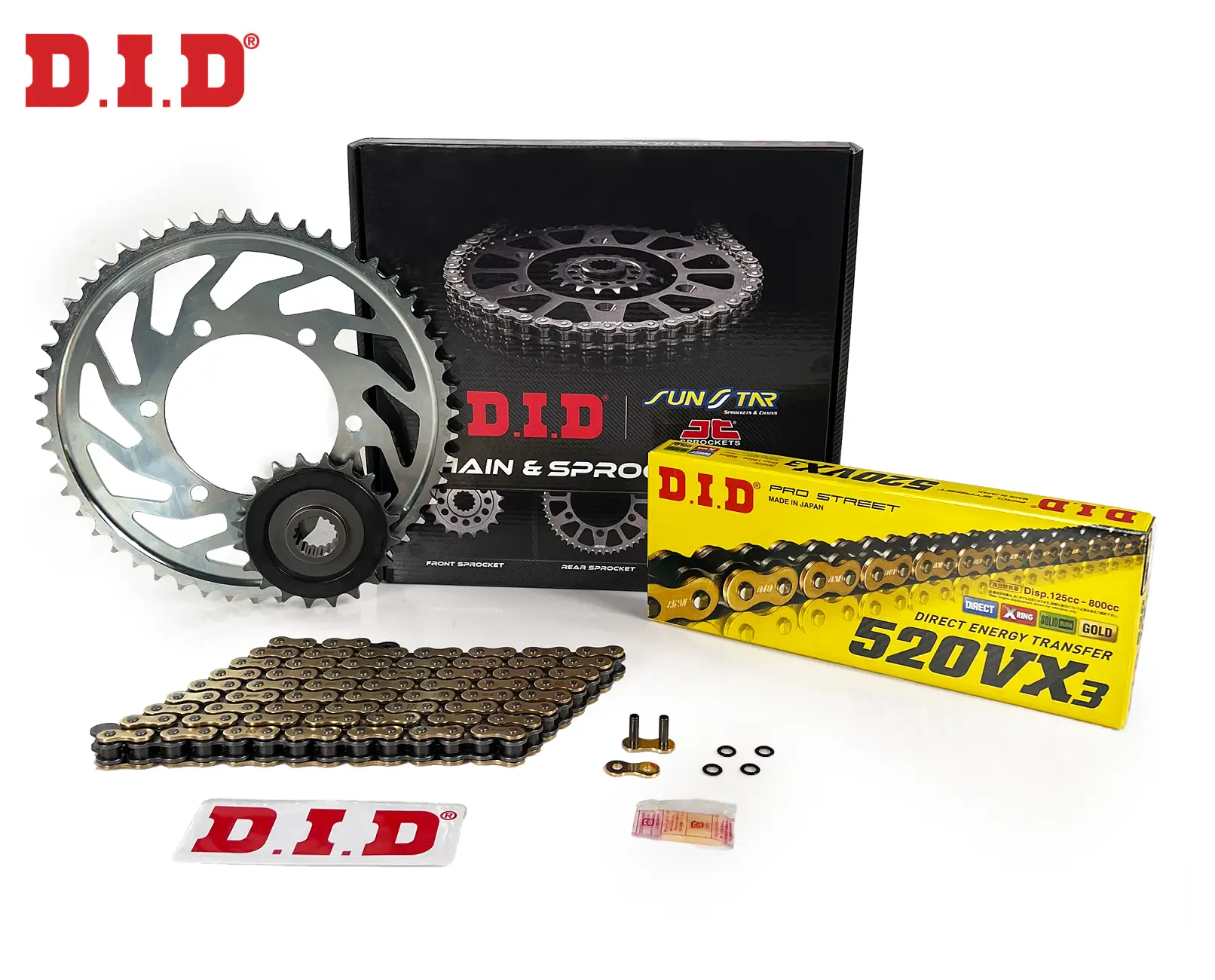 ZİNCİR DİŞLİ SETİ KAWASAKI KLE (500 cc) (2006-2007) / KAWASAKI / KLE 500 / 500cc / ZİNCİR: DID-520VX3 (Gold)-108 / ÖN DİŞLİ: JT (17T) / ARKA DİŞLİ: SUNSTAR (44T) / 2006-2007 ZİNCİR DİŞLİ SETİ KAWASAKI KLE (500 cc) (2006-2007) / KAWASAKI / KLE 500 / 500cc / ZİNCİR: DID-520VX3 (Gold)-108 / ÖN DİŞLİ: JT (17T) / ARKA DİŞLİ: SUNSTAR (44T) / 2006-2007