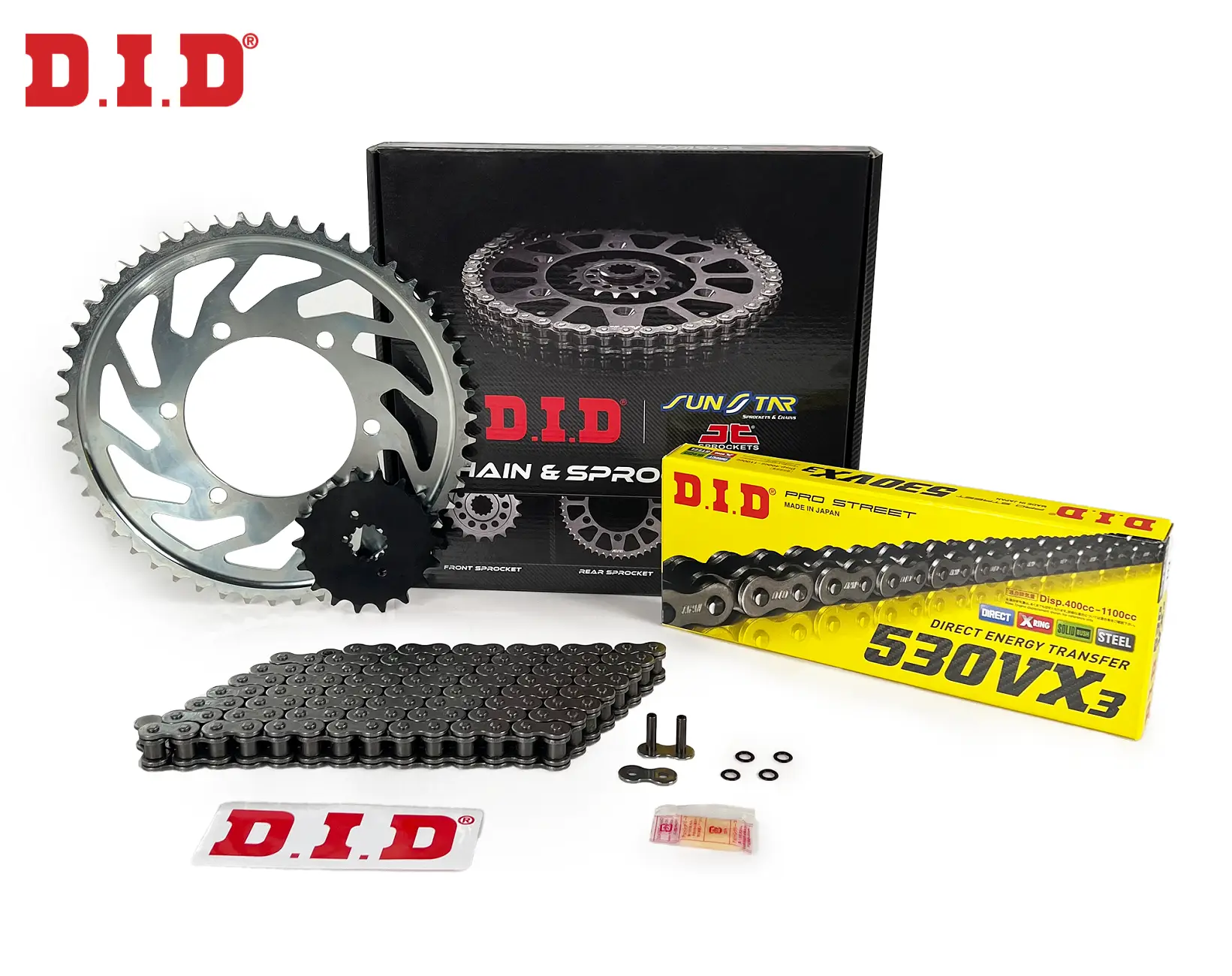 ZİNCİR DİŞLİ SETİ KAWASAKI ZZR / ZX-14R (1400 cc) (2006-2010) / KAWASAKI / ZZR / ZX-14R / 1400cc / ZİNCİR: DID-530VX3 (Çelik)-116 / ÖN-ARKA DİŞLİ: SUNSTAR (17T-41T) / 2006-2007-2008-2009-2010 ZİNCİR DİŞLİ SETİ KAWASAKI ZZR / ZX-14R (1400 cc) (2006-2010) / KAWASAKI / ZZR / ZX-14R / 1400cc / ZİNCİR: DID-530VX3 (Çelik)-116 / ÖN-ARKA DİŞLİ: SUNSTAR (17T-41T) / 2006-2007-2008-2009-2010