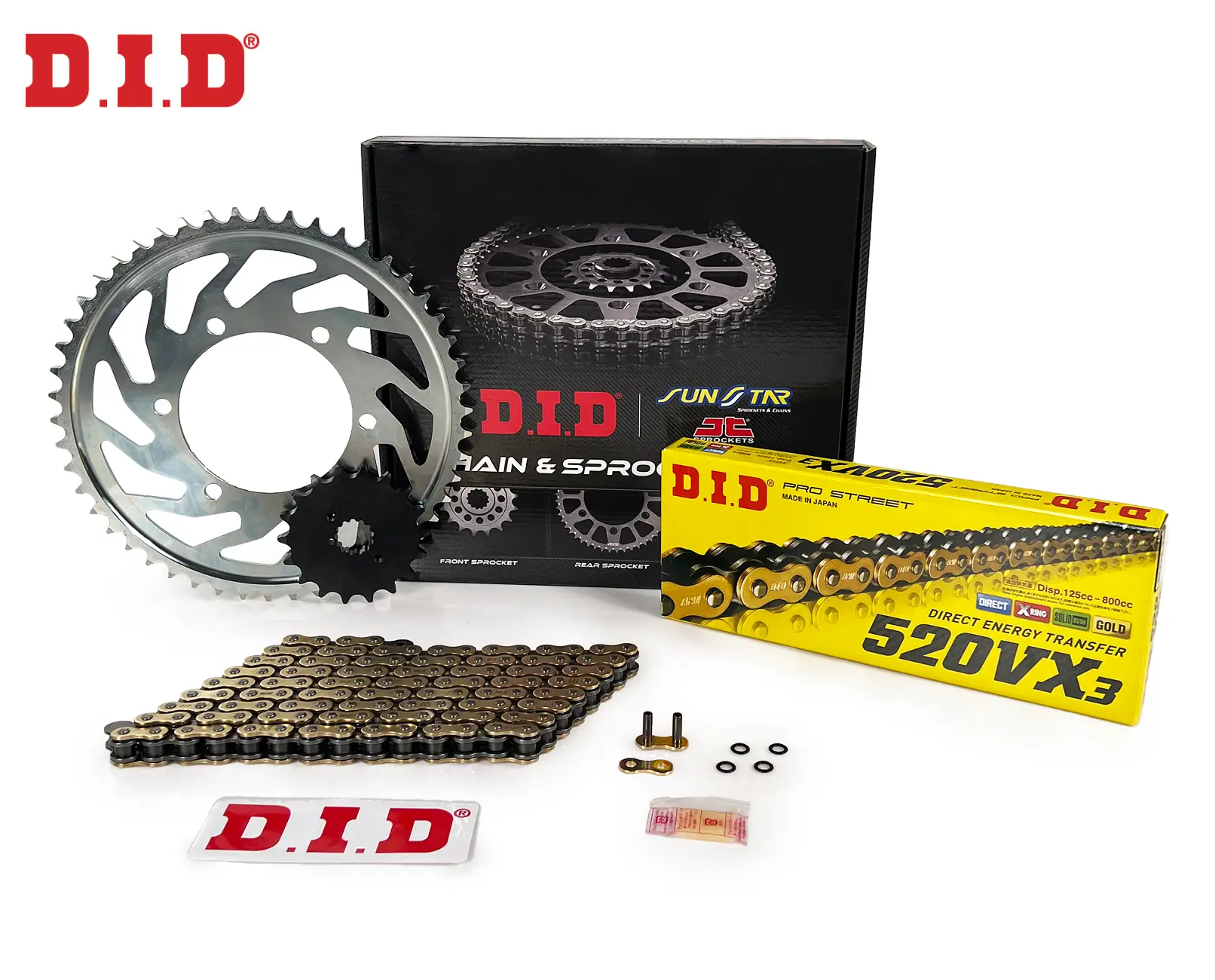 ZİNCİR DİŞLİ SETİ SUZUKI DRZ SM (400 cc) (2005-2019) / SUZUKI / DRZ SM / 400cc / ZİNCİR: DID-520VX3 (Gold)-110 / ÖN DİŞLİ: JT (15T) / ARKA DİŞLİ: SUNSTAR (41T) / 2005-2006-2007-2008-2009-2010-2011-2012-2013-2014-2015-2016-2017-2018-2019 ZİNCİR DİŞLİ SETİ SUZUKI DRZ SM (400 cc) (2005-2019) / SUZUKI / DRZ SM / 400cc / ZİNCİR: DID-520VX3 (Gold)-110 / ÖN DİŞLİ: JT (15T) / ARKA DİŞLİ: SUNSTAR (41T) / 2005-2006-2007-2008-2009-2010-2011-2012-2013-2014-2015-2016-2017-2018-2019